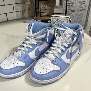 Nike Womens Dunk High Aluminum (light blue)